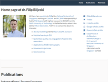 Tablet Screenshot of filipbiljecki.com